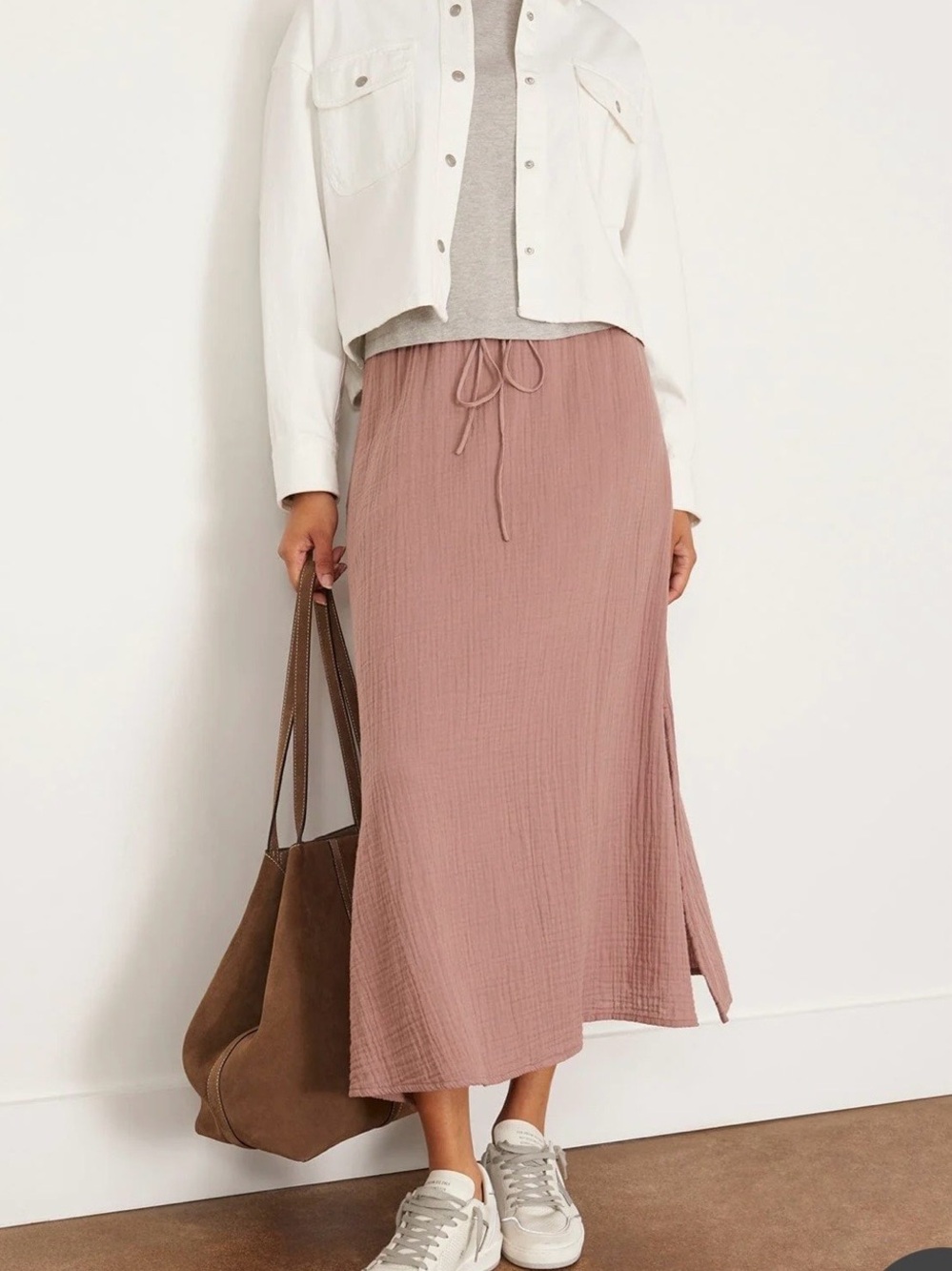 XIRENA Avryll Skirt in Dusty Rose